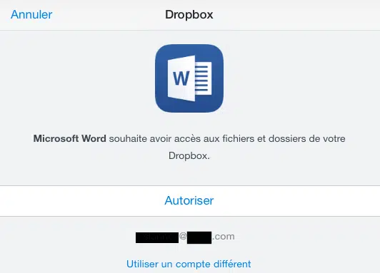 Autorisation-connection-office-dropbox