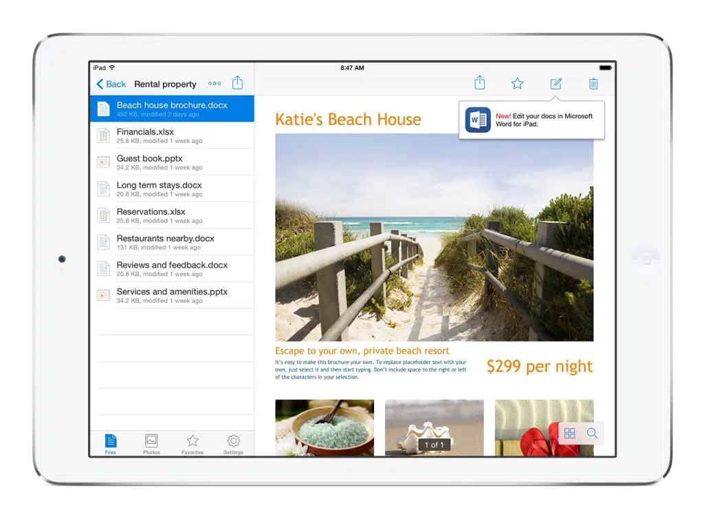 Bientôt ce bouton apparaitra dans Dropbox pour modifier des fichier Office