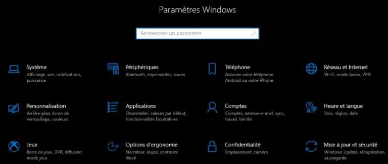 Theme sombre Windows 10: passez du coté obscure de la force