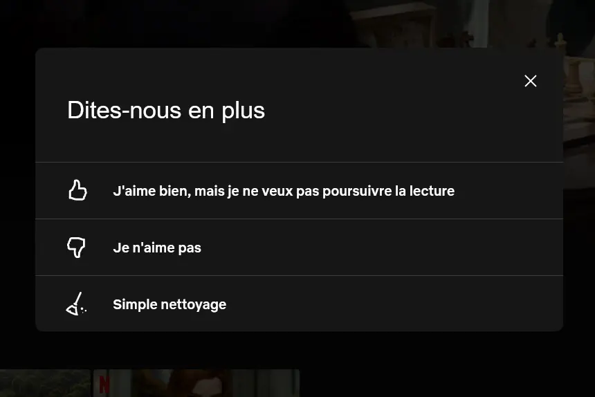 Pourquoi retirez-vous ce titre de "Reprendre la lecture" ?